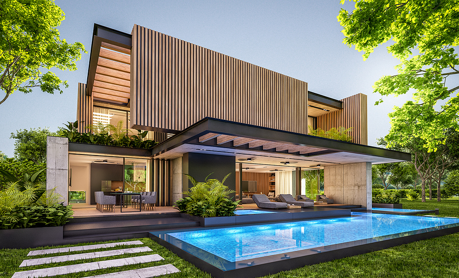 Concrete pools on the Gold Coast home